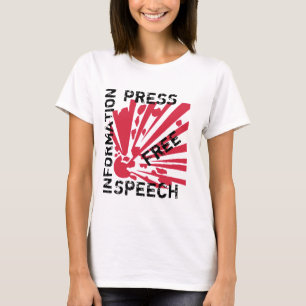 Camiseta Free Prensas información - Free Speech -