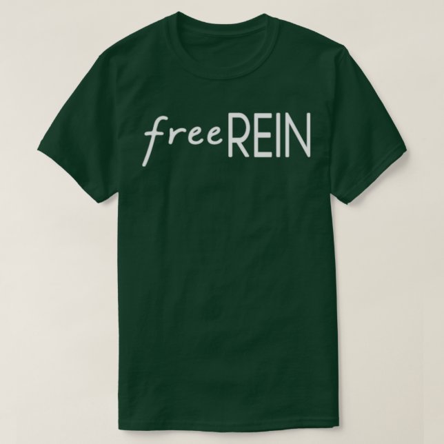 Camiseta Free Rein white (Diseño del anverso)