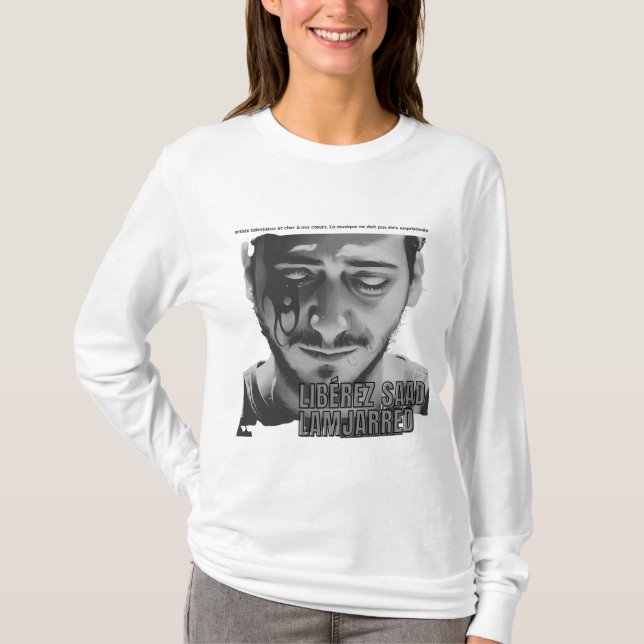 Camiseta Free Saad Lamjarred, un artista talentoso (Anverso)