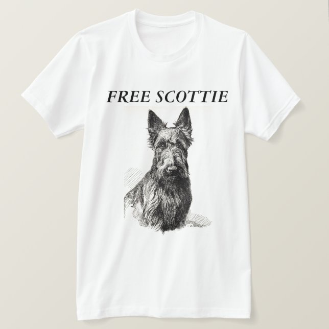 CAMISETA FREE SCOTTIE (Anverso del diseño)