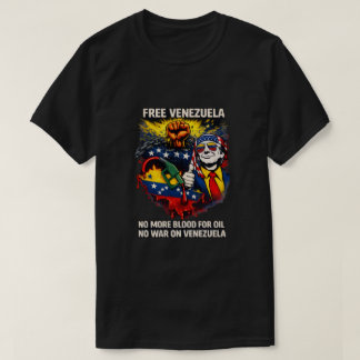 Camiseta Free Venezuela – Anti-War Protest T-Shirt 