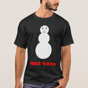 Camiseta FREE YAYO - Muñeco de Nieve Enojado