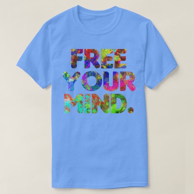 Camiseta Free Your Mind Motivation Gym Business Mindset  (Diseño del anverso)
