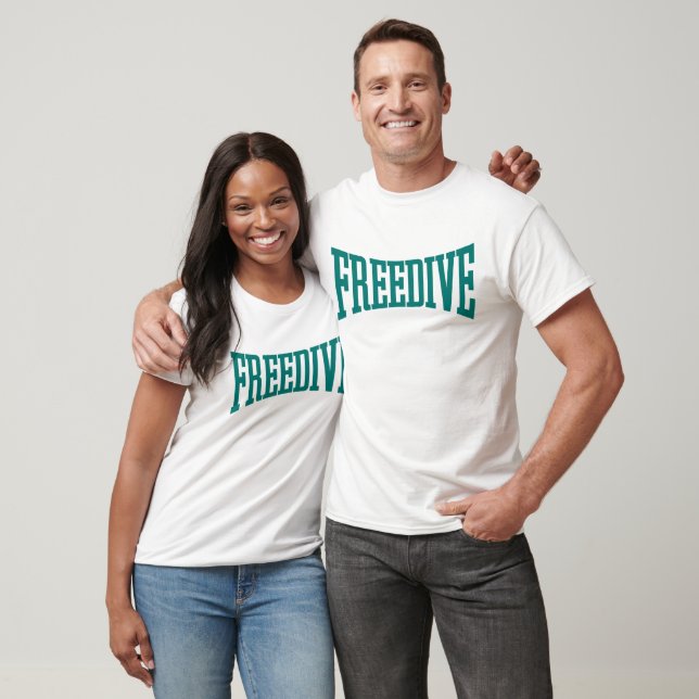 Camiseta Freedive - Regalo para los freedivers - Apnea Free (Unisexo)