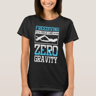 Camiseta Freediving feels like zero gravity