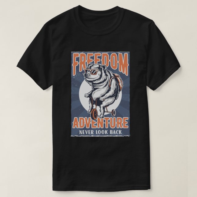 Camiseta Freedom Adventure (Diseño del anverso)