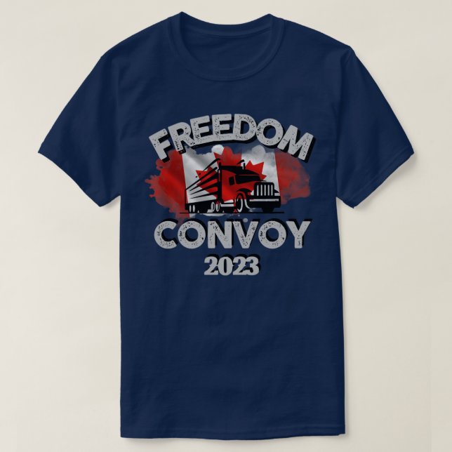 Camiseta Freedom convoy (Diseño del anverso)