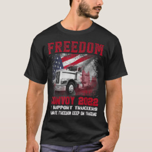 Camiseta Freedom Convoy 2022 In Support of Truckers Mandate