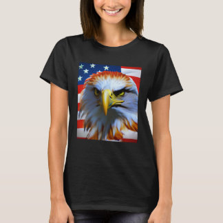 Camiseta Freedom Eagle 4th Of July American Veteran