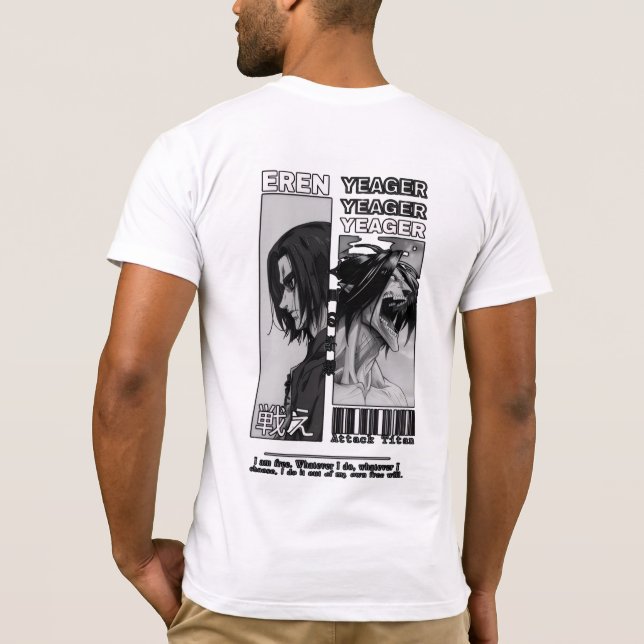 Camiseta ⚔️Freedom Fighter Anime ⚔️ (Reverso)