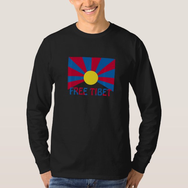 Camiseta Freedom for Tibet - Flag free Tibet Premium_1 (Anverso)