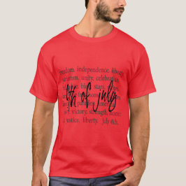 Camiseta Freedom, Independence, Freedom 4th of July 