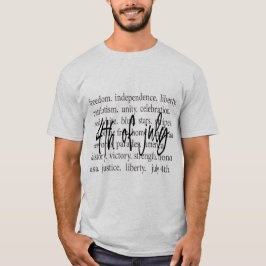 Camiseta Freedom, Independence, Freedom 4th of July 