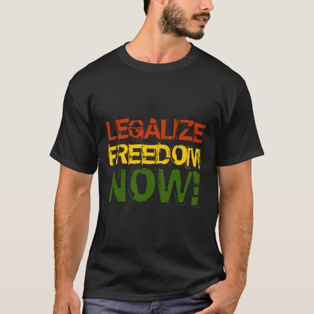 CAMISETA FREEDOM LEGALIZE (Anverso)
