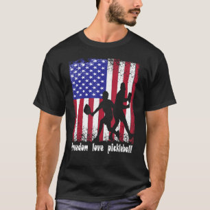 Camiseta Freedom Love Pickleball 4 De Julio Bandera Estadou