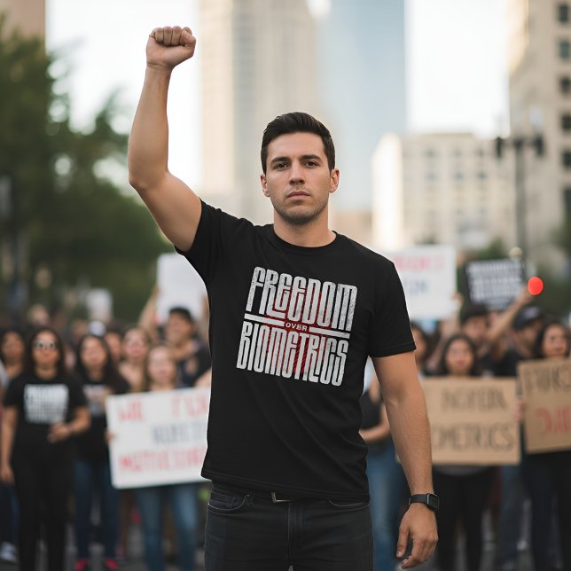 Camiseta Freedom Over Biometrics - Human Rights (Subido por el creador)