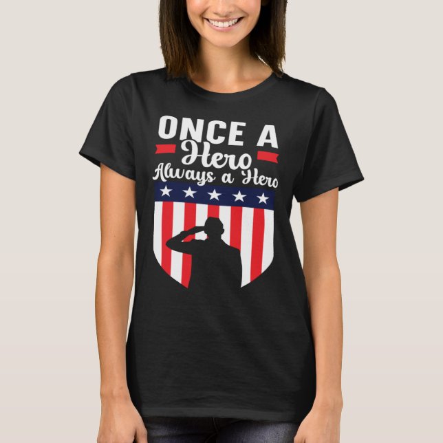 Camiseta Freedom Patriotic Veteran USA Flag American Memori (Anverso)