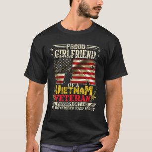 Camiseta Freedom Tee Orgullosa Novia De Un Veterano Vietnam