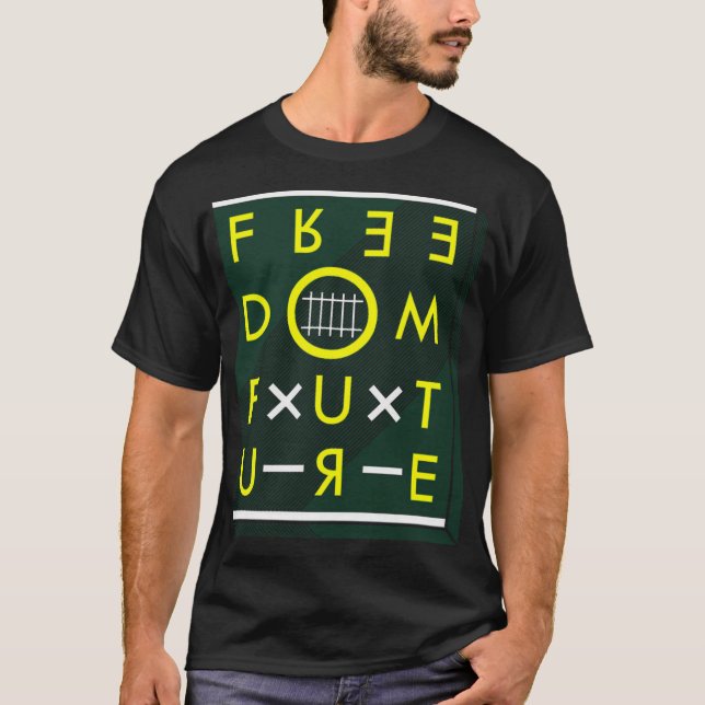 Camiseta Freedom text (Anverso)