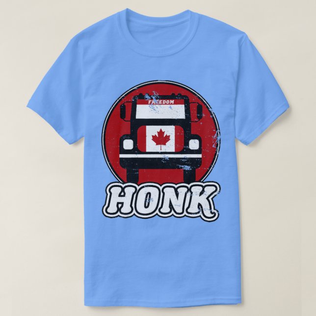 CAMISETA FREEDOM TRUCK CONVOY STRONG FREE CANADIAN MAPLE LE (Diseño del anverso)