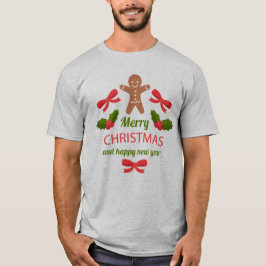 Camiseta Freefit Gingerbread Christmas Tee USA