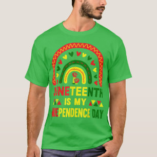 Camiseta Freeish Juneteenth Is My Independence Day Sunset W