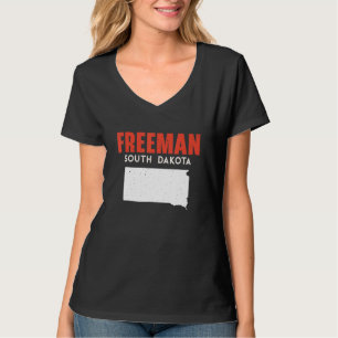 Camiseta Freeman Dakota del Sur Estados Unidos América Viaj