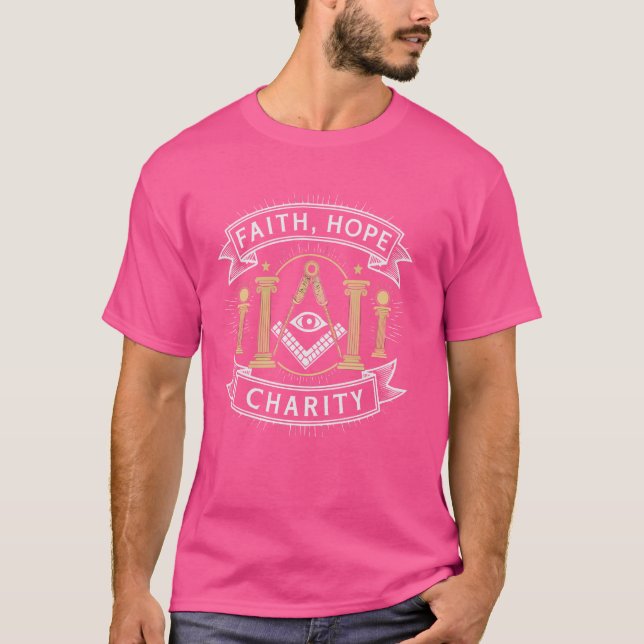 Camiseta Freemason Masonic Fraternal Freemasonry Square Com (Anverso)