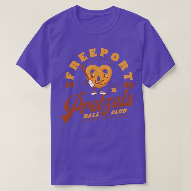 Camiseta Freeport Pretzels (Diseño del anverso)