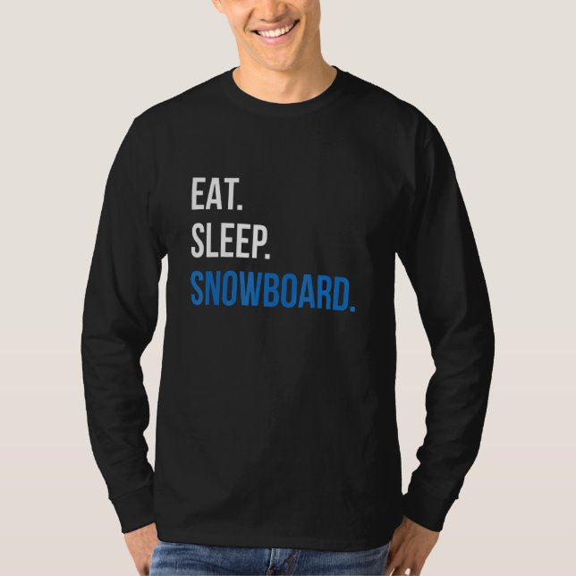 Camiseta Freeride Ski Snowboard Comió Snowboard (Anverso)