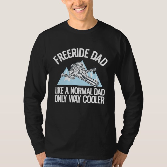 Camiseta Freeriding Alpine Skiing Freeride Dad  2 (Anverso)