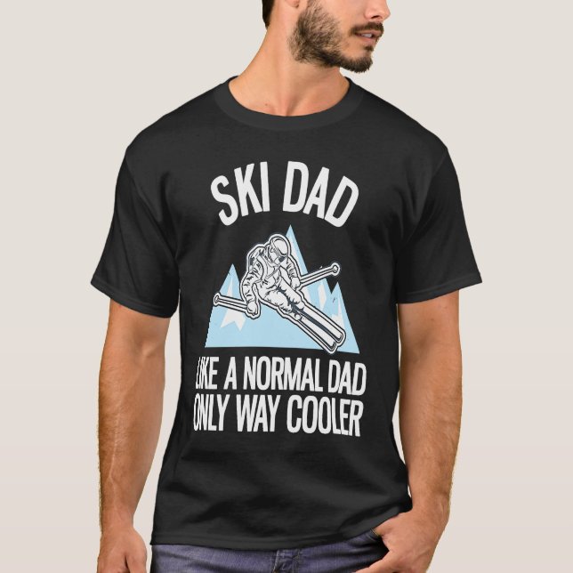 Camiseta Freeriding Alpine Skiing Ski Dad  2 (Anverso)