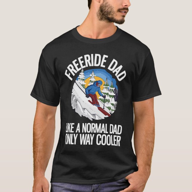 Camiseta Freeriding Alpine Skip Freeride Dad 1 (Anverso)