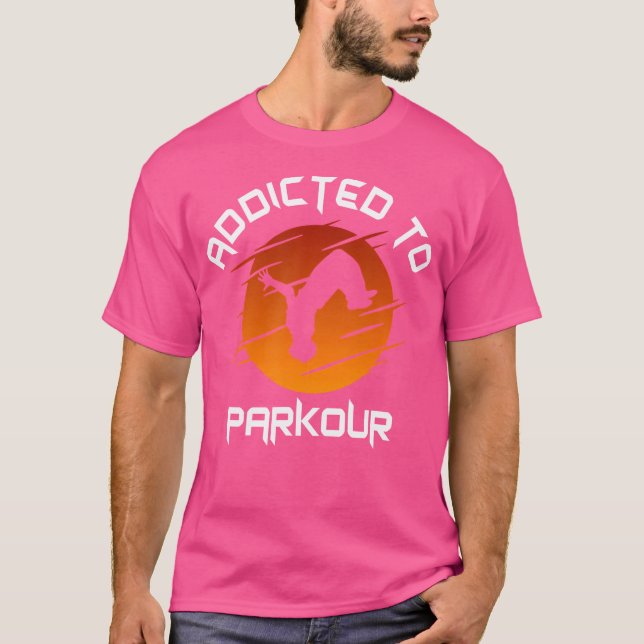 Camiseta Freerunner Freerunning Adicto Al Parkour (Anverso)