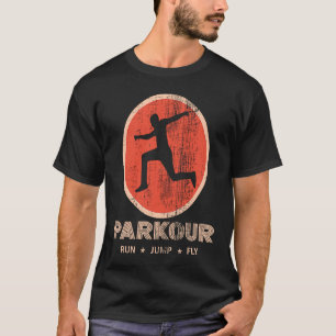 Camiseta Freerunning Distresning Parkour Jump Backflip Park