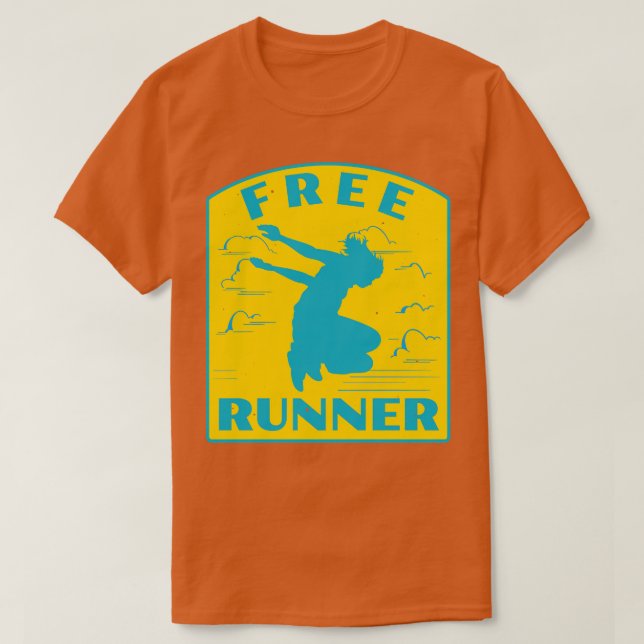 Camiseta Freerunning Parkour Vintage Freerunner (Diseño del anverso)