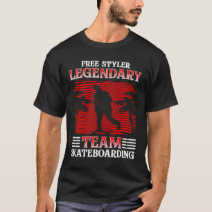 Camiseta Freestyle Legendario Team Skateboarding