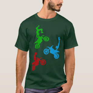 Camiseta Freestyle Motocross Kids Dirtbike Wheelie Stunts S