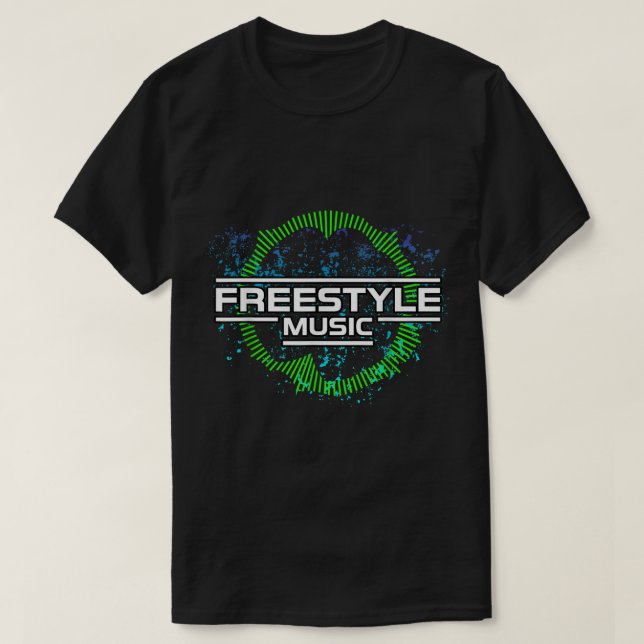 Camiseta Freestyle Music Dance Electro (Diseño del anverso)
