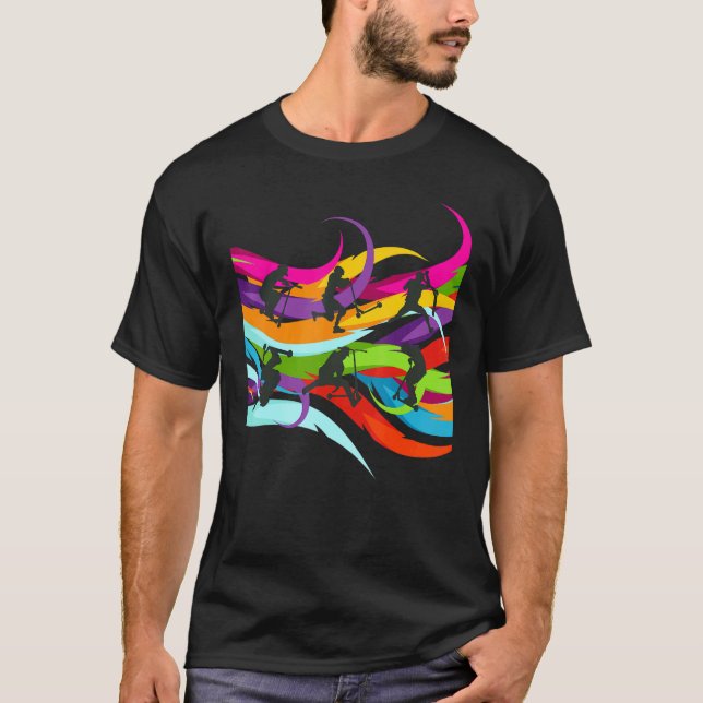 Camiseta Freestyle Pro Scoot 2 Street Skatepark estilo adol (Anverso)