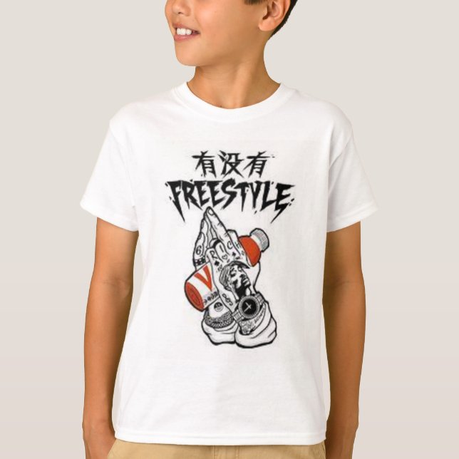 Camiseta FREESTYLE White Kid (Anverso)