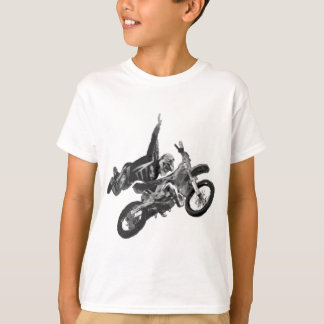 Camiseta Freestyling con la bici de la suciedad