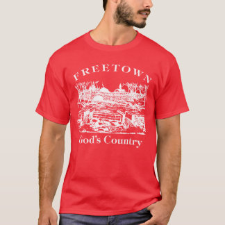 Camiseta Freetown país de Dios chico