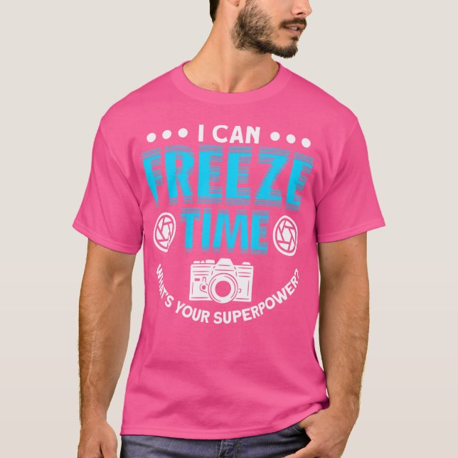 Camiseta Freeze Time Photography Lover (Anverso)