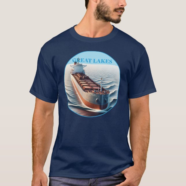 Camiseta Freighter Ore de los Grandes Lagos (Anverso)