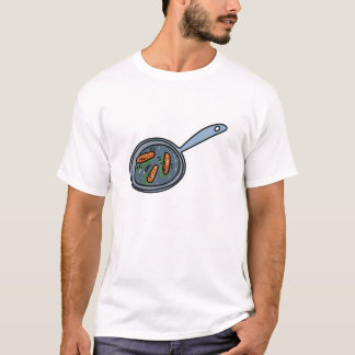 Camiseta freír-salchichas
