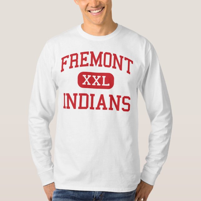 Camiseta Fremont - indios - alto - Sunnyvale California (Anverso)