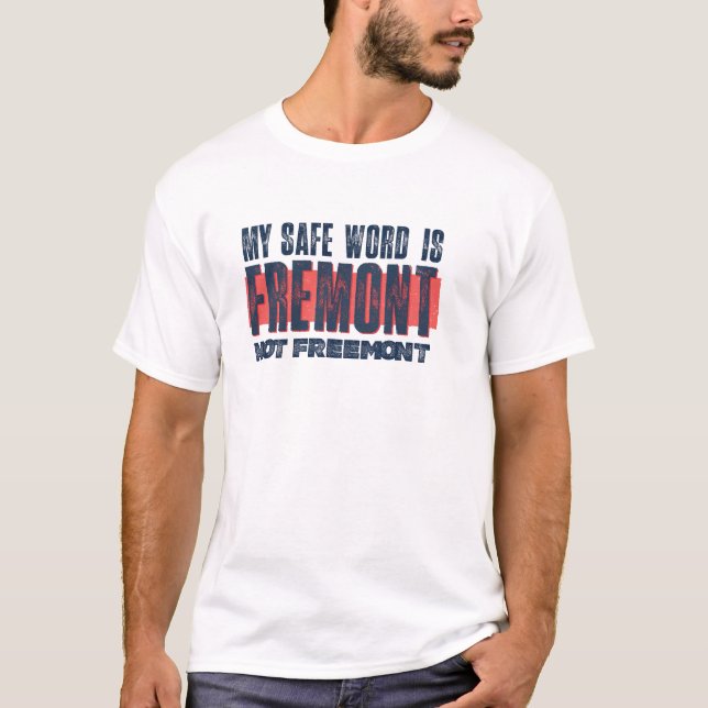 Camiseta Fremont - Palabra segura (Anverso)