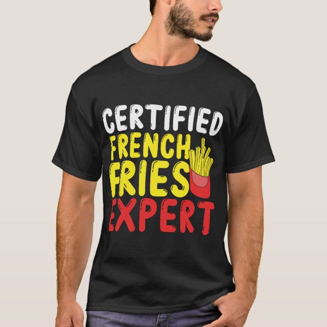 Camiseta Fren de experto en frutillas de Fast Food Lover (Anverso)