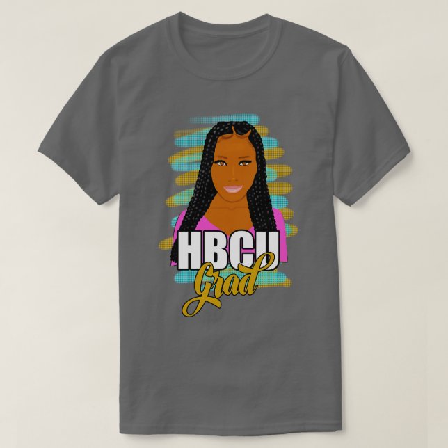 Camiseta Frenas largas de HBCU Grad (Diseño del anverso)